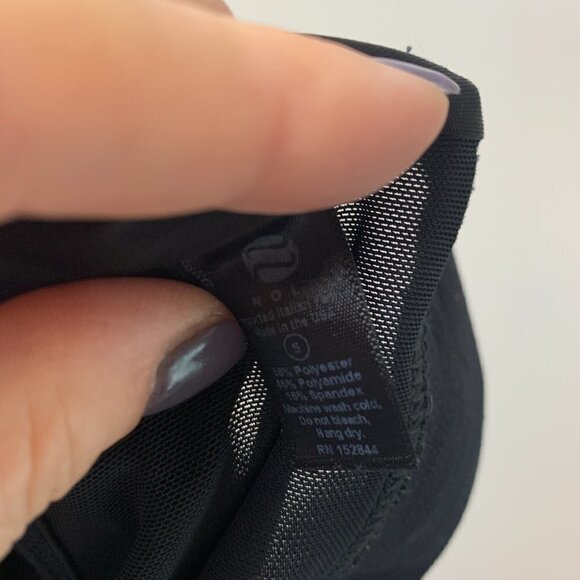 Noli Gold Foil Star Black Sports Bra Size Small - Picture 4 of 4